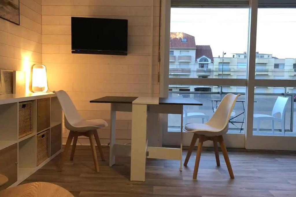 Studio, proche du Touquet, tout équipé à 100m de la plage Stella-Plage Extérieur photo